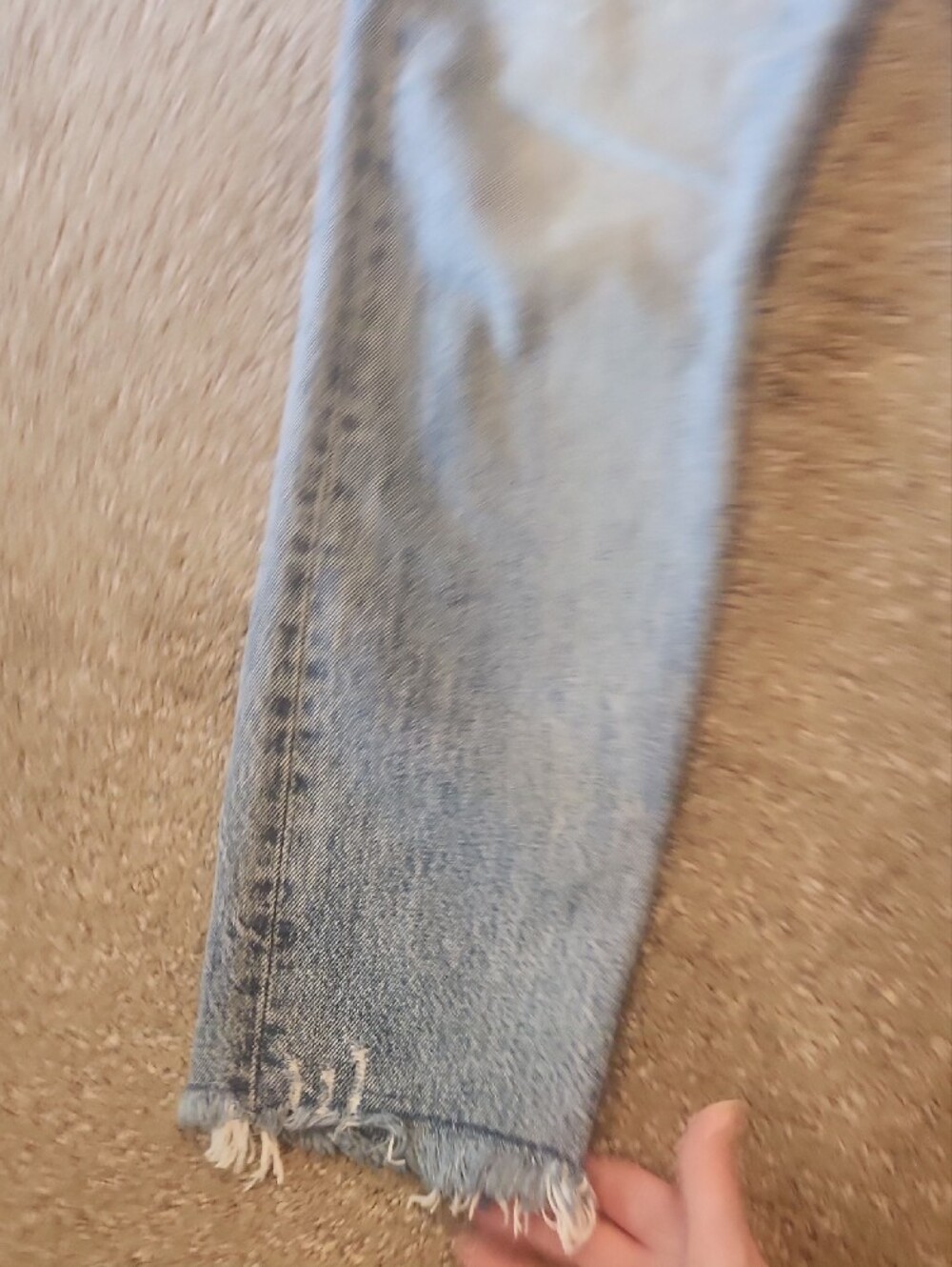 Levi's Light Blue Women's Straight Leg Jeans - Picture 6 of 9